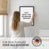 Poster Bilder Badezimmer Wand-Deko Bad WC lustige Sprüche Digitaldruck MoonWorks®preview