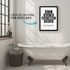 Poster Bilder Badezimmer Wand-Deko Bad WC lustige Sprüche Digitaldruck MoonWorks®preview