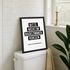 Poster Bilder Badezimmer Wand-Deko Bad WC lustige Sprüche Digitaldruck MoonWorks®preview