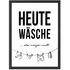 Poster Bilder Badezimmer Wand-Deko Bad WC lustige Sprüche Illustration Wäscheleine Digitaldruck MoonWorks®preview