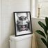Poster Bilder Badezimmer Wand-Deko Bad WC lustige Tiere Digitaldruck Art-Print Kunstdruck MoonWorks®preview