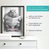 Poster Bilder Badezimmer Wand-Deko Bad WC lustige Tiere Digitaldruck Art-Print Kunstdruck MoonWorks®preview