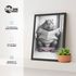 Poster Bilder Badezimmer Wand-Deko Bad WC lustige Tiere Digitaldruck Art-Print Kunstdruck MoonWorks®preview