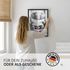 Poster Bilder Badezimmer Wand-Deko Bad WC lustige Tiere Digitaldruck Art-Print Kunstdruck MoonWorks®preview