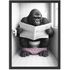 Poster Bilder Badezimmer Wand-Deko Bad WC lustige Tiere Digitaldruck Art-Print Kunstdruck MoonWorks®preview