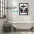Poster Bilder Badezimmer Wand-Deko Bad WC lustige Tiere Digitaldruck Art-Print Kunstdruck MoonWorks®preview