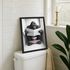 Poster Bilder Badezimmer Wand-Deko Bad WC lustige Tiere Digitaldruck Art-Print Kunstdruck MoonWorks®preview