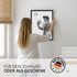 Poster Bilder Badezimmer Wand-Deko Bad WC Michelangelo Fotomontage lustig  Digitaldruck MoonWorks®preview