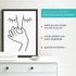 Poster Bilder Badezimmer Wand-Deko Bad Witzig WC Line Art Zeichnung Minimalismus Digitaldruck MoonWorks®preview