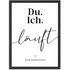 Poster Familie Paare personalisiert mit Namen Spruch Du Ich Wir Läuft Geschenk Geschenkidee Valentinstag Freundschaft SpecialMe®preview