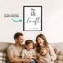 Poster Familie Paare personalisiert mit Namen Spruch Du Ich Wir Läuft Geschenk Geschenkidee Valentinstag Freundschaft SpecialMe®preview