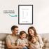 Poster Familie personalisiert Wortgitter Namensposter im Suchsel-Design Wunschnamen Geschenkidee Zuhause SpecialMe®preview