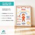 Poster für Jungen Steckbrief Feuerwehrmann personalisiert | Kinderposter mit Namen | Geschenk Weihnachten Geburtstagsgeschenk Weltall SpecialMe®preview