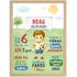 Poster für Jungen Steckbrief Fußballer personalisiert | Kinderposter mit Namen | Geschenk Weihnachten Geburtstagsgeschenk Fußballfan SpecialMe®preview
