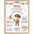 Poster für Jungen Steckbrief Pirat personalisiert | Kinderposter mit Namen Geburtstag | Geschenk Weihnachten Geburtstagsgeschenk | Wanddeko Kinderzimmer SpecialMe®preview