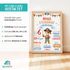 Poster für Jungen Steckbrief Pirat personalisiert | Kinderposter mit Namen Geburtstag | Geschenk Weihnachten Geburtstagsgeschenk | Wanddeko Kinderzimmer SpecialMe®preview