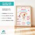 Poster für Mädchen personalisiert | Kinderposter Steckbrief mit Namen | Geschenk zum Geburtstag  Einschulung | Wanddeko Kinderzimmer SpecialMe®preview