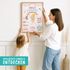 Poster für Mädchen personalisiert | Kinderposter Steckbrief mit Namen | Geschenk zum Geburtstag  Einschulung | Wanddeko Kinderzimmer SpecialMe®preview
