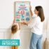 Poster für Mädchen Steckbrief Meerjungfrau personalisiert | Kinderposter mit Namen | Geschenk zum Geburtstag | Wanddeko Kinderzimmer SpecialMe®preview