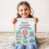 Poster für Mädchen Steckbrief Meerjungfrau personalisiert | Kinderposter mit Namen | Geschenk zum Geburtstag | Wanddeko Kinderzimmer SpecialMe®preview