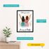 Poster Geschenk Beste Freundin Geschenkidee Freundinnen Lieblingsmensch Vornamen Figuren Illustration personalisierbar SpecialMe®preview