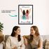 Poster Geschenk Beste Freundin Geschenkidee Freundinnen Lieblingsmensch Vornamen Figuren Illustration personalisierbar SpecialMe®preview