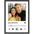 Poster Geschenk Liebe Freundschaft Lieblingssong Musik Streaming Playlist personalisiert Foto Wunschtext SpecialMe®preview
