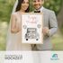 Poster Hochzeit Geschenk an das Brautpaar Wedding Car Hochzeitsauto personalisierbar mit Wunschnamen und Datum SpecialMe®preview