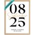 Poster Hochzeit personalisiert Datum Namen anpassbar Bildgeschenk Paar Couple Wandbild SpecialMe®preview