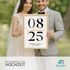 Poster Hochzeit personalisiert Datum Namen anpassbar Bildgeschenk Paar Couple Wandbild SpecialMe®preview