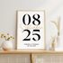 Poster Hochzeit personalisiert Datum Namen anpassbar Bildgeschenk Paar Couple Wandbild SpecialMe®preview