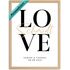 Poster Hochzeit personalisiert mit Namen und Datum Paar Geschenke LOVE Schritzug Wandbild SpecialMe®preview