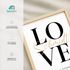 Poster Hochzeit personalisiert mit Namen und Datum Paar Geschenke LOVE Schritzug Wandbild SpecialMe®preview