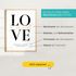 Poster Hochzeit personalisiert mit Namen und Datum Paar Geschenke LOVE Schritzug Wandbild SpecialMe®preview