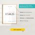 Poster Hochzeitsbild Just Married Geschenkidee Brautpaar personalisiert mit Datum Name Ort SpecialMe®preview
