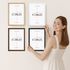 Poster Hochzeitsbild Just Married Geschenkidee Brautpaar personalisiert mit Datum Name Ort SpecialMe®preview