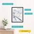 Poster Koordinaten Geschenk Stadtplan Landkarte personalisiert mit Wunschtext Geschenkidee für Sie und Ihn Partner Beste Freunde SpecialMe®preview