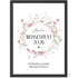 Poster personalisiert Name Geschenkidee {style_variation_string} 2026 Abschluss Geschenk Frauen Bestandene Prüfung Wandbild SpecialMe®preview