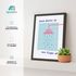 Poster Wandbild Badezimmer Deko-Bild Diese Dusche ist zum Singen da Spruch Lustig Illustration Kunstdruck Digital SpecialMe®preview