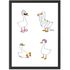 Poster Wandbild Home WC Deko Geschenkidee Badezimmer Bad Toilette Gänse-Design Digitaldruck SpecialMe®preview