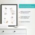 Poster Wandbild Home WC Deko Geschenkidee Badezimmer Bad Toilette Gänse-Design Digitaldruck SpecialMe®preview