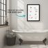 Poster Wandbild Home WC Deko Geschenkidee Badezimmer Bad Toilette Gänse-Design Digitaldruck SpecialMe®preview
