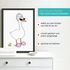 Poster Wandbild Home WC Deko Geschenkidee Badezimmer Bad Toilette Gänse-Design Digitaldruck SpecialMe®preview