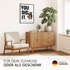 Poster Wandbild Spruch - You did it Geschafft - Geschenkidee Abschluss Prüfung Meilenstein Moonworks®preview