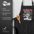 Premium Grill-Schürze für Männer Opa's/Papa's Grillservice König der Grilllzange Geschenk Vater Großvater Vatertag Moonworks®preview