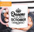 Queens are born in {style_variation_string} Geburtstags Spruch Kaffee-Tasse MoonWorks®preview