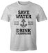 Save water drink Champagne Herren T-Shirt Fun-Shirt Moonworks®preview