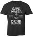 Save water drink Champagne Herren T-Shirt Fun-Shirt Moonworks®preview