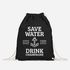 Save water drink Champagne Turnbeutel Moonworks®preview