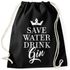 Save water drink Gin Festival Turnbeutel Moonworks®preview